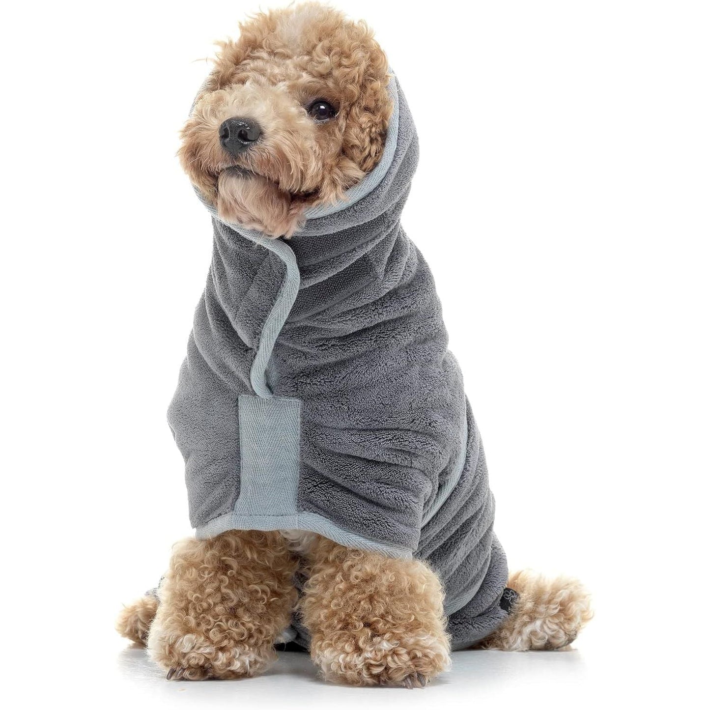 Super Absorbent Dog Bathrobe for Dogs Drying Coat - The Pack Ruler